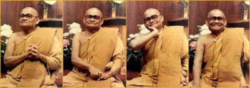 4 photos of Venerable Ajahn Chah